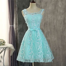 Bealegantom Mint Short Prom Dresses 2019 Tulle Applique Homecoming Cocktail Party Special Occasion Gown Vestido Fiesta QA1530 2024 - buy cheap