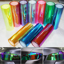 30cm x 60cm Car Sticker Chameleon Headlight Taillight Vinyl Tint Light Film Wrap Car Styling 2024 - buy cheap