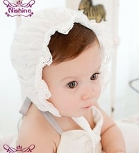 Nishine детский чепчик Sunbonnet, блестящая Звезда, принт для девочек, детский хлопковый головной убор для фотосъемки новорожденных, подарок на день рождения 2024 - купить недорого