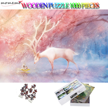 MOMEMO Pink Deer In Dream Adults Puzzle Toys 1000 Pieces Beauty Landscape Jigsaw Puzzle 2D Puzzles for Adults Teens Kids 50*75cm 2024 - buy cheap