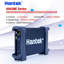 Hantek PC 2 Channels portable oscilloscope 20MHz-200MHz 48MS/s-250MSa/s Oscilloscope USB 2.0 6002BE series Support Win 7/8/10/NT 2024 - buy cheap