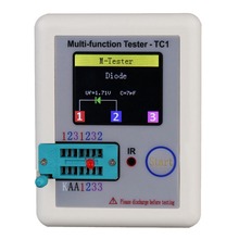 TFT Transistor Tester Capacitance Meter LCR ESR NPN PNP Capacitor Checker Detector USB Charging LCR-TC1 2024 - buy cheap