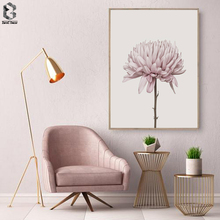 Classic Pink Flower Canvas Painting Floral Wall Art Poster and Print Wall Decor Texture Picture for Living Room Home Decoration 2024 - buy cheap