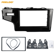 FEELDO Car Radio Stereo 2Din Dash Panel Fascia Frame Adapter For HONDA Fit Jazz (LHD) 2013+ Installation Trim Kit #4944 2024 - buy cheap