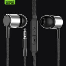 VPB S24 Sport Earphone Wired Super Bass 3.5mm Crack Earphone Earbud with Microphone Hands Free for Samsung 2024 - buy cheap