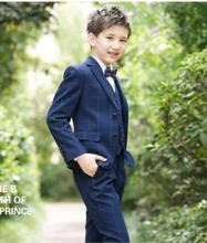 2018 high quality Children Suit wedding suits for boys plaid children Suits Flower Girl Dresses Blazer Boys Formal Suit Boys 2024 - buy cheap