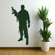 2 Sizes New Large Soldier Wall Sticker Home Decor For Boys Room Bedroom Vinyl Art Mural Decal 2024 - buy cheap