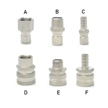 Пиво из нержавеющей стали 304, быстрое отсоединение, 1/2 "Барб и 1/2" NPT Homebrew фитинг соединитель 2024 - купить недорого