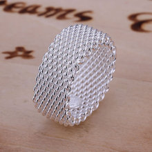 NEW Fashion R040  Women's silver plated ring, silver plated fashion jewelry, Web Ring  wedding rings anelli donna 2024 - buy cheap