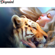 Dispaint Completo Quadrado/Rodada Broca 5D DIY Pintura Diamante "Beleza animal" Bordado Ponto Cruz 3D Decoração Da Sua Casa a11807 2024 - compre barato