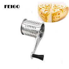 FEIGO Manual Blades/Set Rotary Cheese Grater Stainless Steel Cheese Slicer Shredder Kitchen Butter Cutter Kitchen Accessor F503 2024 - buy cheap