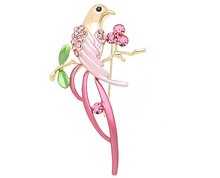 OneckOha Decorative Garment Dress Accessories Wedding Bridal Luxury Rhinestone Bird Xique Magpie Brooch Pin 2024 - buy cheap