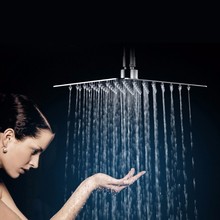 Cabezal de ducha de alta presión ultrafino de acero inoxidable, rociador de ducha de baño con ahorro de agua 2024 - compra barato