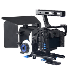 Estabilizador de mango profesional para cámara de vídeo DSLR, Kit de caja mate para Sony A7S A7 A7R A7RII A7SII Lumix GH4 2024 - compra barato