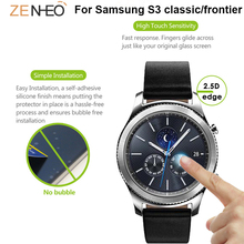 Película de vidrio templado curvado 2.5D para Samsung S3 classic/frontier watch a prueba de explosiones para Samsung Galaxy watch 46mm protector 2024 - compra barato