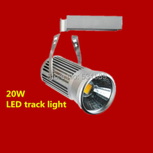 10pcs/lot Free shipping 20w LED Track Spotlight 85~100LM/W Track light AC85~265V,Integrated chips 2 PIN 2024 - buy cheap