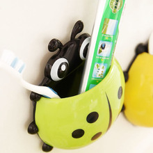 Soporte de cepillo de dientes para accesorios de baño, ventosa de pared de dibujos animados, soporte de pasta de dientes, organizador con gancho, 1 ud. 2024 - compra barato