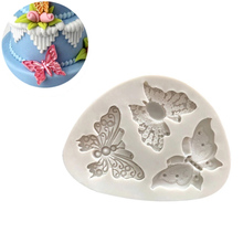 3 Butterflies Silicone Mold Fondant Cake Decorating Tools Sugarcraft Candy Clay Mold Cookie Cupcake Chocolate Baking Mold 2024 - buy cheap