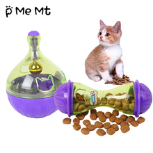 Pmemt nuevo gato IQ tratar juguete más inteligente interactivo gatito pelota juguetes Pet dispensador de alimentos rompecabezas alimentador para gatos jugando entrenamiento 2024 - compra barato