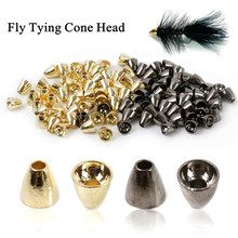 Maximumcatch 25pc Tungsten Fly Tying Cone Head Black Nickel/Gold Fly Tying Material 2024 - buy cheap
