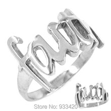 Free shipping! Faith Ring Letters Ring Stainless Steel Jewelry Classic Women Motor Biker Ring SWR0199 2024 - buy cheap