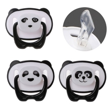 Cute Panda Nipple Dummy Pacifier Baby Food Grade PP Silicone Soother Toddler Orthodontic Nipples With Ring Teether Baby Pacifier 2024 - buy cheap