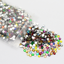 Conjunto de diamantes de imitación para decoración de uñas, 4mm, 1000 unids/lote, SS16, para teléfono móvil, F0701 2024 - compra barato