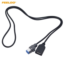 FEELDO-Adaptador de Cable de Audio para coche, conector USB hembra de 4 pines para Nissan Teana Qashqai 2012 # MX5659, 1 unidad 2024 - compra barato