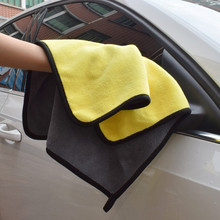 Toalha de polimento para cuidados com a pintura de carro, microfibra de pelúcia, toalha para lavagem de carro, com detalhamento da toalha 2024 - compre barato
