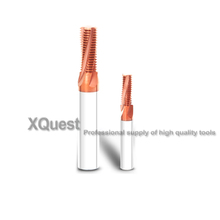 XQuest HRC60 Solid Carbide Thread Milling UN 10-24 12-24 1/4 5/16 3/8 CNC Machine Thread Mills Cutter UNF 10-32 12-28 1/4-28 2024 - buy cheap