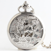 10 шт./лот винтажные серебряные открытые механические ручные наручные карманные часы антикварные карманные часы 2024 - купить недорого