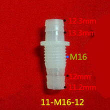 Tubo ensamblador de plástico con púas, adaptador de instalación de tuberías 11-M16-12 2024 - compra barato