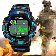 Luxury Men Analog Digital Military  Sport LED Waterproof Wrist Watch Reloj Hombre 2021 Clock Dropshipping 2024 - buy cheap