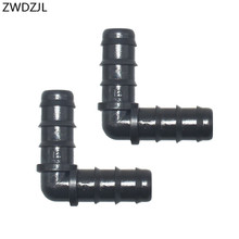 Conector de lengüeta de codo de 16mm para manguera de jardín, adaptador de conexión de reparación de manguera de codo de 90 grados, accesorios de sistema de riego, 50 Uds., 1/2 rodilla 2024 - compra barato