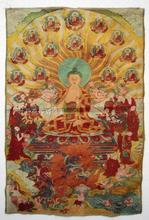 Chinese collection the Thangka embroidery Bodhisattva diagram 2024 - buy cheap