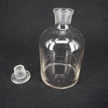 Botella de reactivo de vidrio de 1000ml, tapón de vidrio, transparente, con abertura estrecha 2024 - compra barato