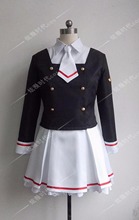 New Cardcaptor Sakura Kinomoto Sakura Cosplay Costume School Uniform Outfit Halloween Party Costumes for Women Anime Costumes 2024 - buy cheap