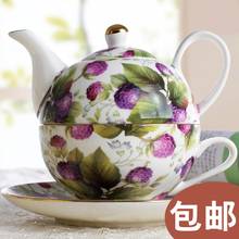 Juego de té y café de porcelana de hueso de flor real europea, juego de té portátil, olla compuesta, oferta especial 2024 - compra barato
