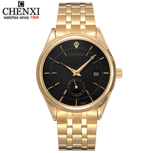 CHENXI Men Watches Top Brand Luxury Gold Watches Men Stainless Steel Watch Men Luxury Quartz Business Watch Relogio Masculino 2024 - buy cheap