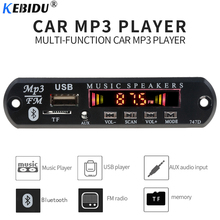 kebidu Bluetooth MP3 Player  Decoder Board Module Car Kit TF Card Slot USB FM with Remote Control Decoding for Speaker Car Phone 2024 - buy cheap