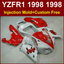 Clean white red  fairings kit for YAMAHA  YZF R1 YZF1000 98 99 fairing parts R1 1998 1999 YZF R1 +7Gifts bodyworks 2024 - buy cheap