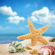 Glymg diamante bordado mosaico presente 5d pintura diamante bordado praia starfish diy artesanato arte da parede diamante decoração 2024 - compre barato