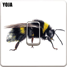 YOJA Strong Bee Wall Sticker Art Room Decor Light Switch Stickers 12ss0035 2024 - buy cheap