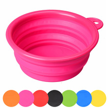 Dog Cat Pet Silicone Collapsible Travel Feeding Bowl Water Dish Feeder  Aug8 2024 - buy cheap