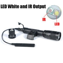 IFM-Luz LED M600V para armas, linterna de doble salida IR, luz blanca y montaje lateral infrarrojo, interruptor remoto, luz táctica para caza 2024 - compra barato