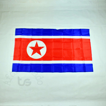 Флаг Северной Кореи 90*150 см, флаг 3x5 футов, Национальный флаг для встреч, парадов вечерние, подвешивание, украшение 2024 - купить недорого