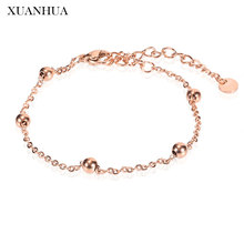 XUANHUA Stainless Steel Jewelry Rose Gold Charm Steel Ball Bracelets Bangles For Women Vogue 2019 Jewelry Accessories 2024 - buy cheap