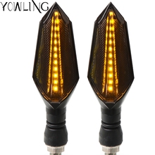 Motorcycle Turn Signals Flowing Water Flashing Lights For KYMCO Downtown 125 200 250 300/i 350i k-xct 300 Xciting 250 300 400/i 2024 - buy cheap
