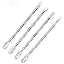 4pcs/lot Nail Cuticle Pusher Stainless Steel Double Sided UV Gel Cuticle Nail Art Manicure Tools Removal Dead Skin Pusher 2024 - buy cheap