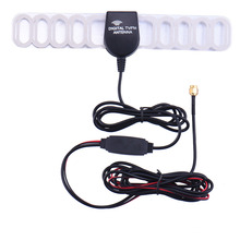 Antena automotiva digital, antena amplificadora de antena fm com conectores sma, alto db, dvb-t 2024 - compre barato